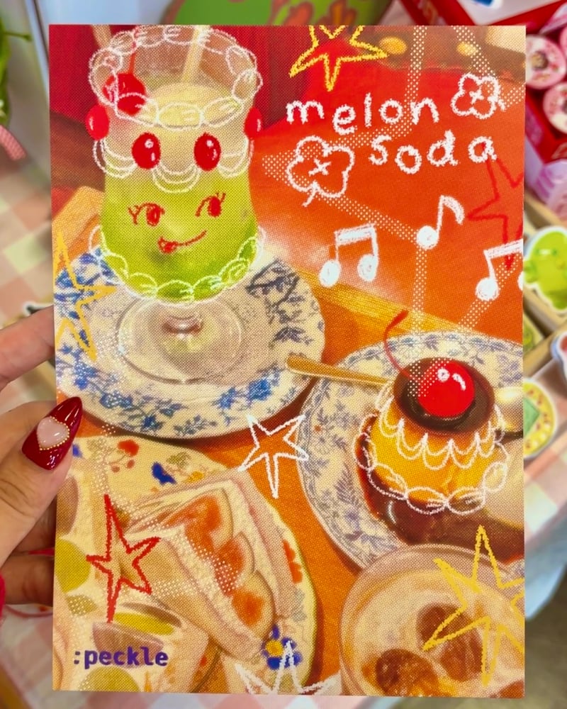 Melon Soda 🍈 A5 Print