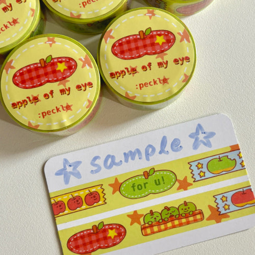 Appy Times 🍎 & Apple Of My Eye 🍏 Washi Tapes